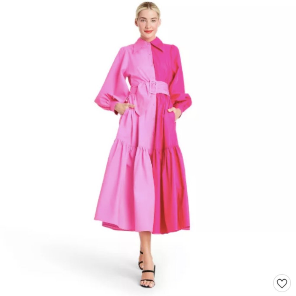 NWT 12 Two Tone Pink Christopher John Rogers Dress